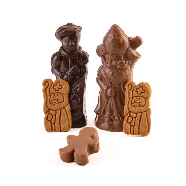 duo sint en piet met stooigoed