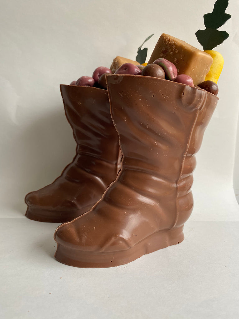 paar chocolade botjes