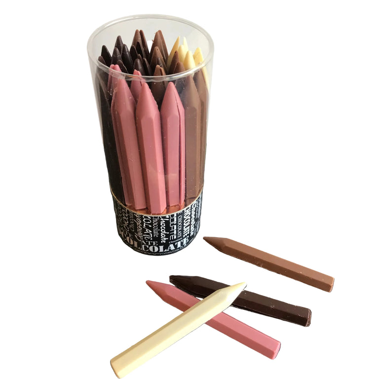 Chocolade potloden voor de juf en meester